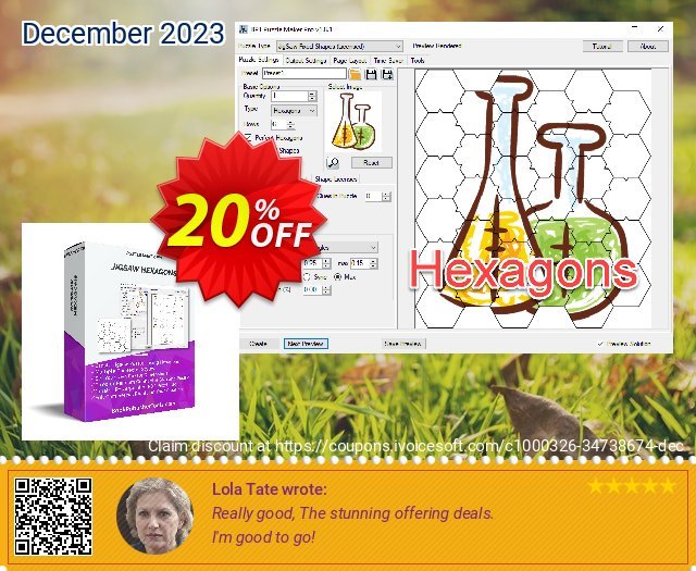 Puzzle Maker Pro - JigSaw Hexagons discount 20% OFF, 2024 World Backup Day offering sales. Puzzle Maker Pro - JigSaw Hexagons Impressive sales code 2024
