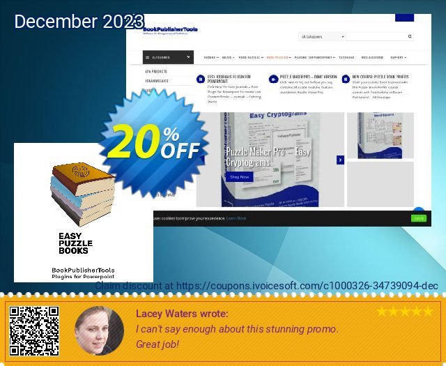 Easy Puzzle Books discount 20% OFF, 2024 World Backup Day promotions. Easy Puzzle Books (Plugin for Powerpoint) Wondrous sales code 2024