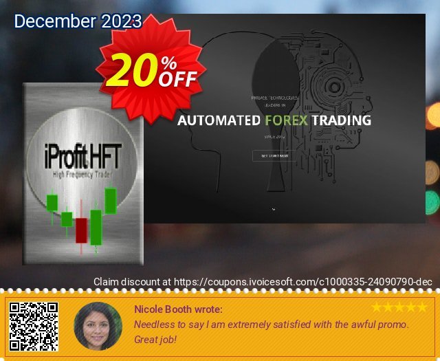 iProfit HFT EA Lifetime License aufregenden Promotionsangebot Bildschirmfoto