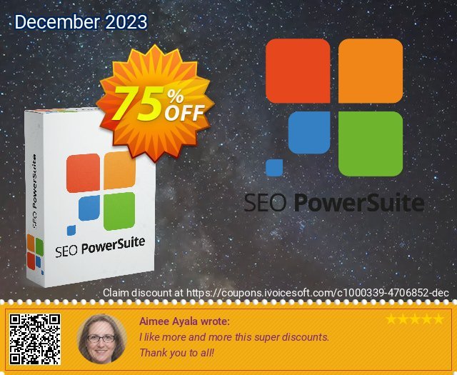 SEO PowerSuite Enterprise 令人敬畏的 促销 软件截图