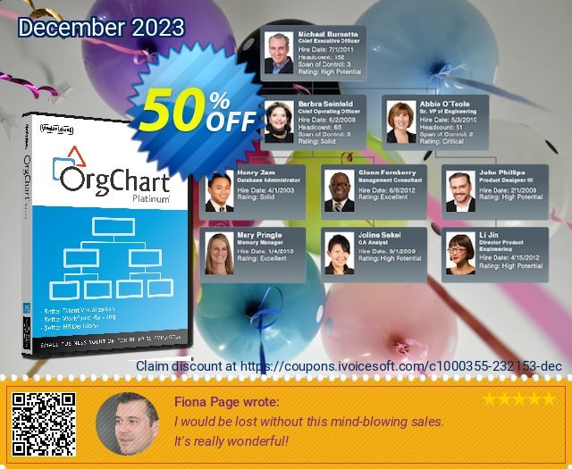 OrgChart Platinum (50 Employees)  최고의   세일  스크린 샷
