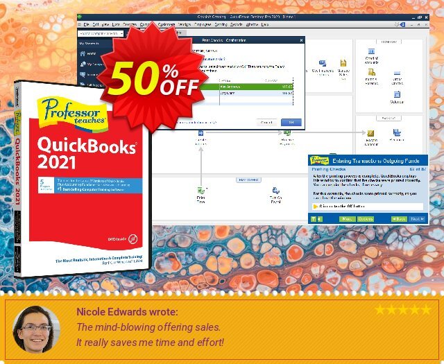 Professor Teaches QuickBooks 2021 khusus kupon diskon Screenshot