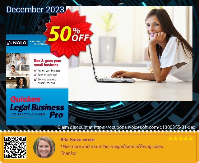 Quicken Legal Business Pro discount 50% OFF, 2023 Library Lovers Month promotions. Holiday 2023!