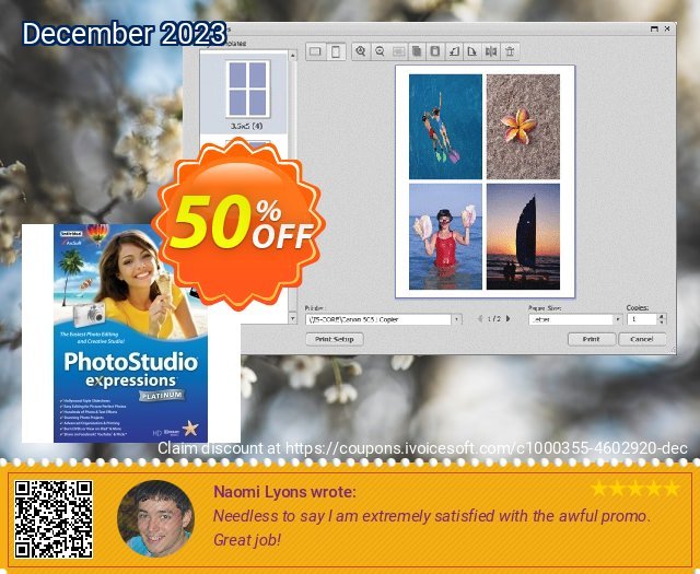 PhotoStudio Expressions Platinum 优秀的 促销 软件截图