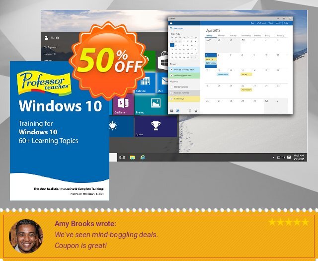 Professor Teaches Windows 10 Tutorial Set mewah penawaran promosi Screenshot