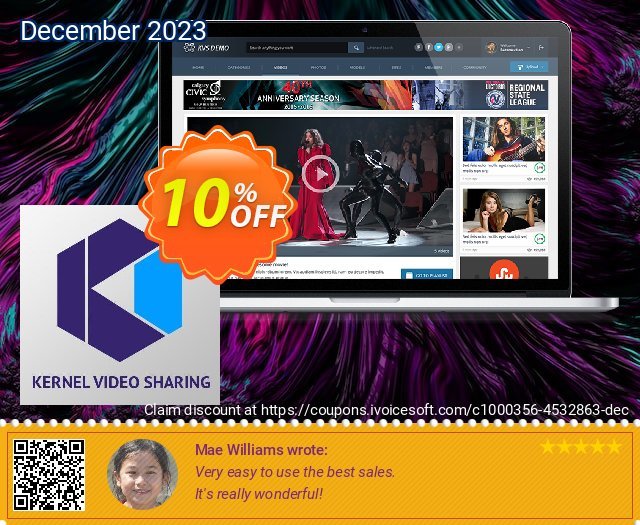 Kernel Video Sharing ADVANCED discount 10% OFF, 2024 Resurrection Sunday offering sales. KVS Advanced impressive promo code 2024