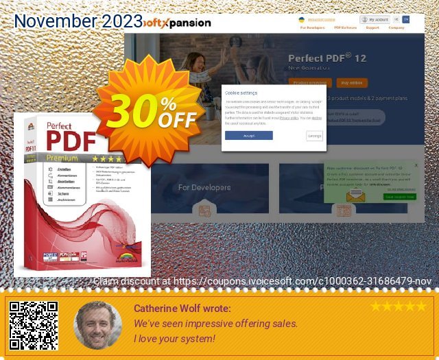Perfect PDF 11 Premium ausschließenden Preisnachlass Bildschirmfoto