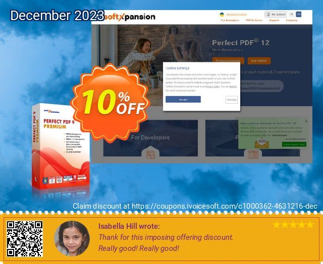 Perfect PDF 9 Premium teristimewa voucher promo Screenshot
