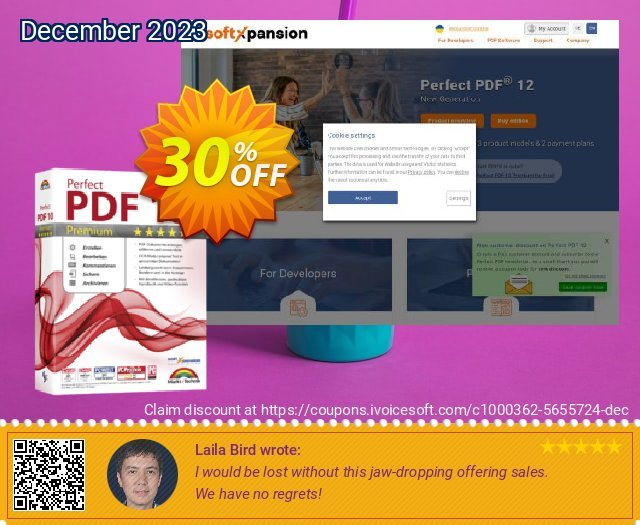 Perfect PDF Premium (Family Package) umwerfende Förderung Bildschirmfoto
