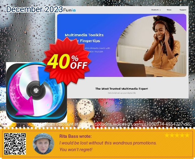 iFunia Media Converter for Mac faszinierende Promotionsangebot Bildschirmfoto