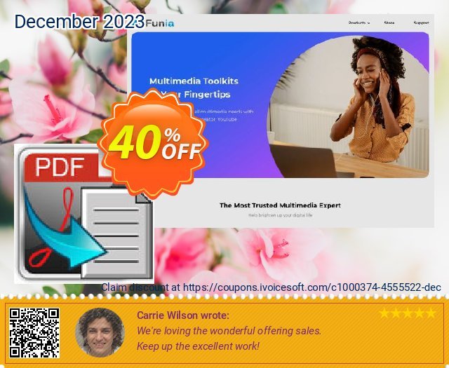 iFunia PDF2Text for Mac teristimewa penawaran sales Screenshot