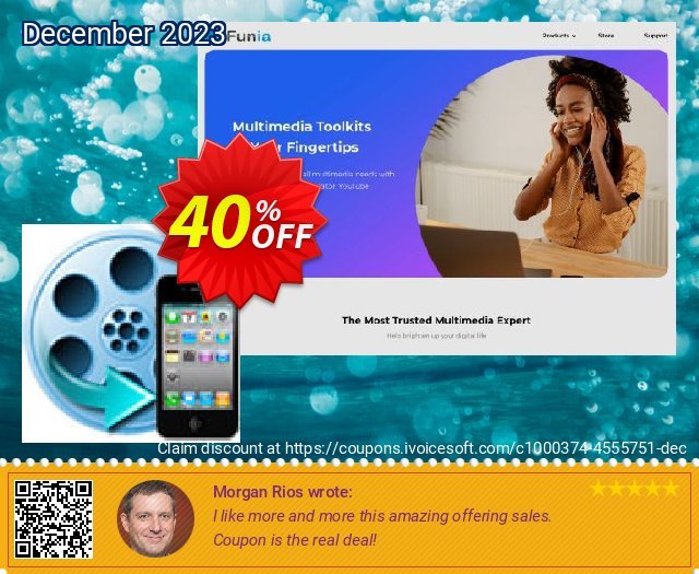 iFunia iPhone Video Converter 神奇的 产品交易 软件截图