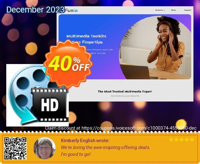 iFunia HD Video Converter aufregende Preisreduzierung Bildschirmfoto
