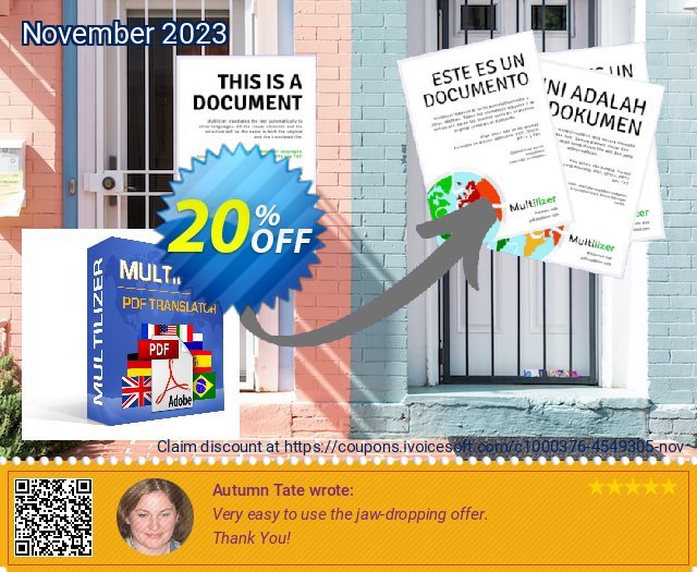 Multilizer PDF Translator Standard discount 20% OFF, 2022 Christmas discount. Multilizer PDF Translator Standard staggering discount code 2022