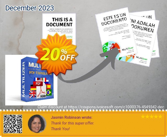 Traductor PDF Multilizer Estándar discount 20% OFF, 2022 January offering sales. Traductor PDF Multilizer Estándar best discounts code 2022