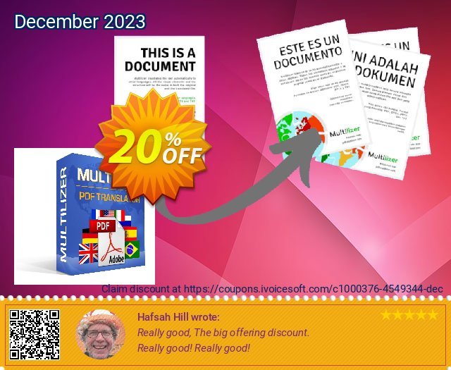 Traducteur de PDF Multilizer Standard discount 20% OFF, 2022 African Liberation Day offering sales. Traducteur de PDF Multilizer Standard hottest sales code 2022