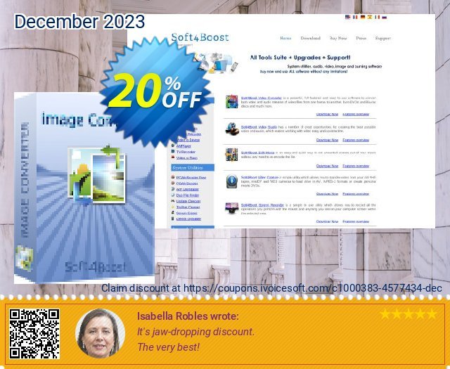 Soft4Boost Image Converter genial Ermäßigung Bildschirmfoto