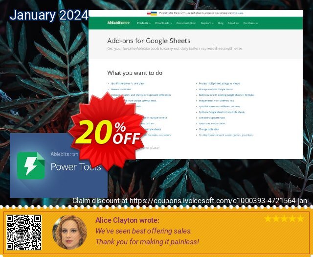 Power Tools add-on for Google Sheets discount 20% OFF, 2024 American Heart Month offering deals. Power Tools add-on for Google Sheets, 12-month subscription amazing promotions code 2024