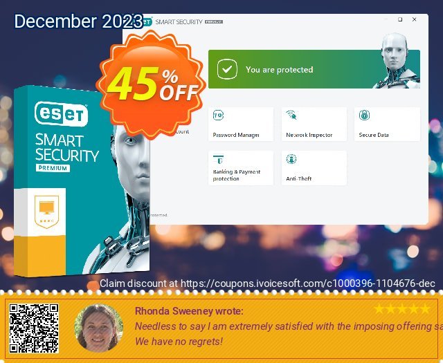 ESET Smart Security -  1 Year 5 Devices discount 45% OFF, 2022 Spring offer. ESET Smart Security - Nouvelle licence 1 an pour 5 ordinateurs amazing promo code 2022