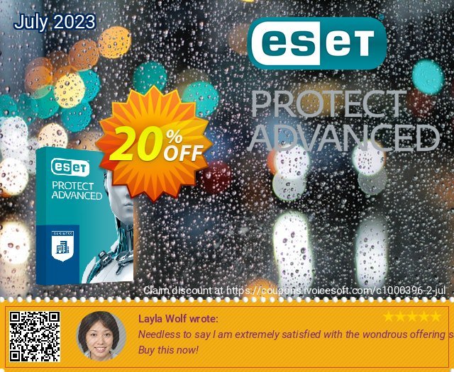 ESET PROTECT Advanced ーパー  アドバタイズメント スクリーンショット