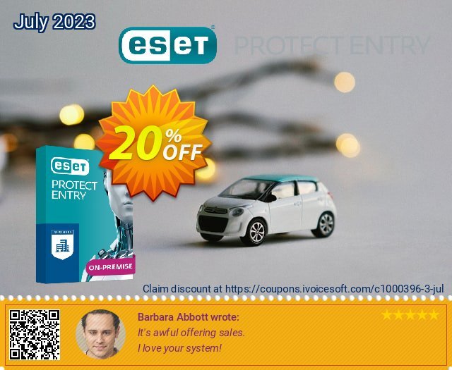 ESET PROTECT Entry discount 20% OFF, 2024 Int' Nurses Day offering sales. 20% OFF ESET PROTECT Entry, verified