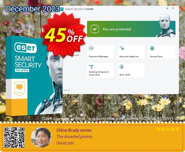 ESET Smart Security - Renew 2 Years 1 Device umwerfenden Verkaufsförderung Bildschirmfoto