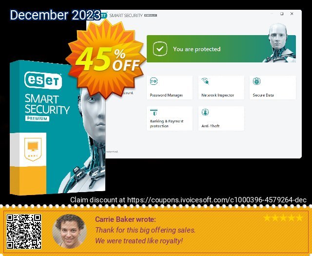 ESET Smart Security - Renew 3 Years 2 Devices khas voucher promo Screenshot