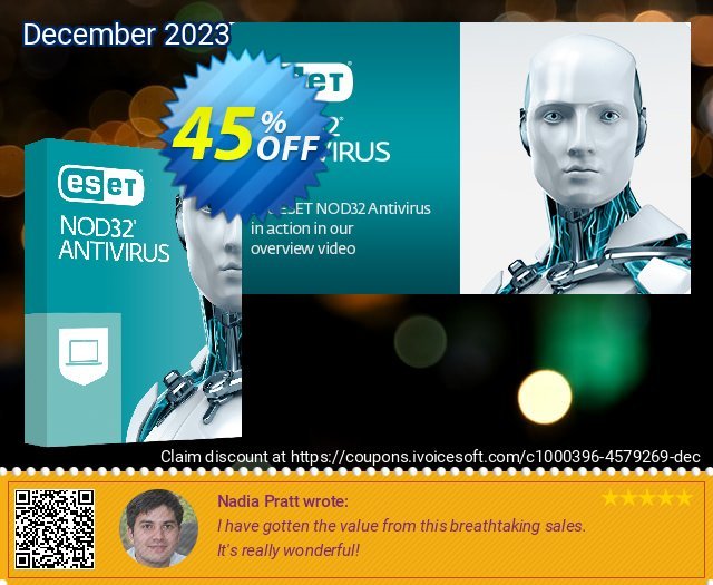 ESET NOD32 Antivirus - Renew 3 Years 2 Devices atemberaubend Sale Aktionen Bildschirmfoto