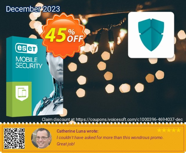ESET Mobile Security - 1 Device 2 Years 令人恐惧的 产品销售 软件截图