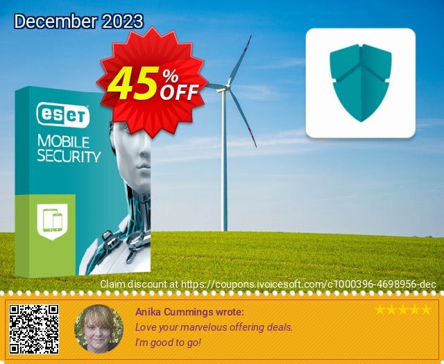 ESET Mobile Security - Renew 1 Year 1 Device tersendiri penawaran promosi Screenshot