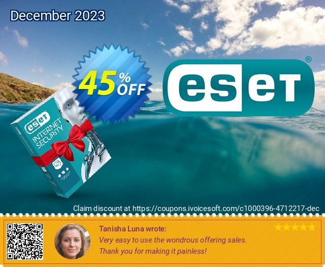ESET Internet Security - Renew 2 Years 5 Devices 令人惊讶的 折扣 软件截图