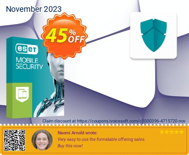 ESET Mobile Security - Renew 3 Years 1 Device 激动的 优惠 软件截图