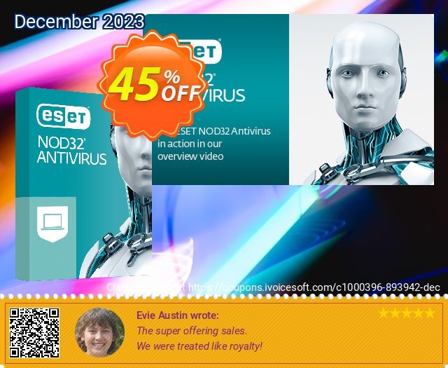 ESET NOD32 Antivirus - Renew 2 Years 2 Devices aufregende Verkaufsförderung Bildschirmfoto
