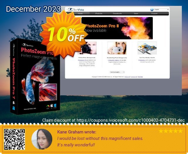PhotoZoom Pro 7 棒极了 产品销售 软件截图