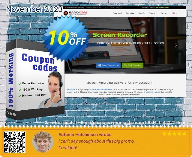 Bandicam Screen Recorder discount 10% OFF, 2024 World Heritage Day deals. Bandicam Screen Recorder wonderful discount code 2024