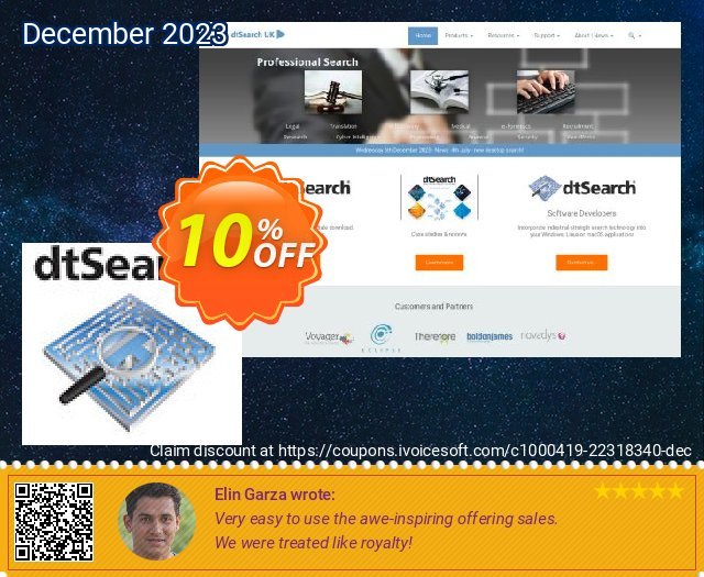 dtSearch Network with Spider - multi-user license spitze Außendienst-Promotions Bildschirmfoto