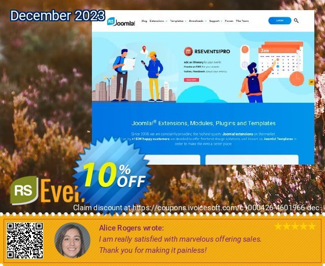 RSEvento! Single site Subscription for 12 Months terbaik promo Screenshot