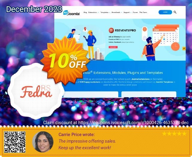 RSFedra! Single site Subscription for 12 Months impresif penawaran waktu Screenshot