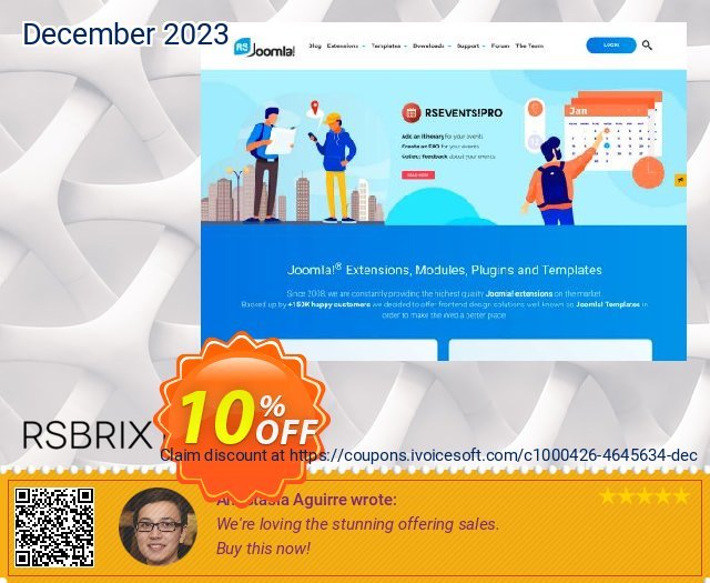 RSBrixton! Single site Subscription for 12 Months 特殊 产品销售 软件截图
