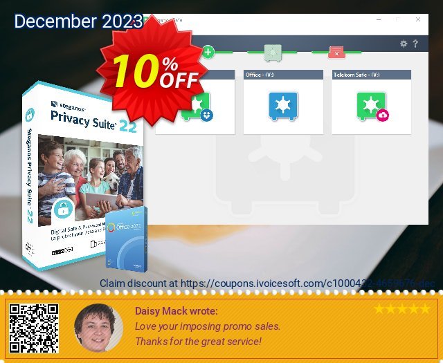 Get 10% OFF Steganos Privacy Suite 17 (ES) offering discount