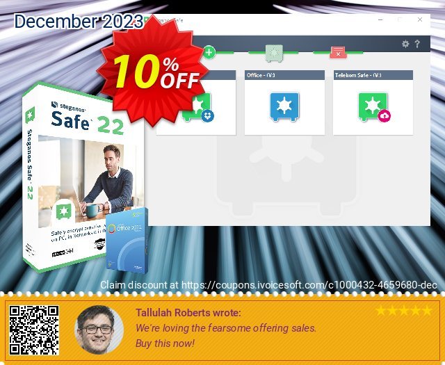 Get 10% OFF Steganos Safe 17 (ES) offering sales