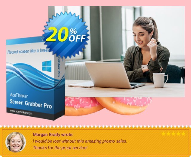 Acethinker Screen Grabber Pro discount 20% OFF, 2024 April Fools' Day offering sales. Screen Grabber Pro (Personal - 1 year) stunning discount code 2024