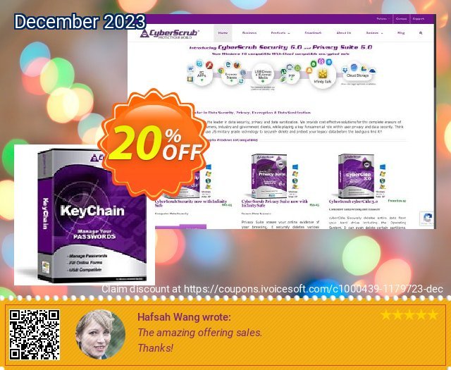 CyberScrub KeyChain discount 20% OFF, 2024 World Ovarian Cancer Day offer. CyberScrub KeyChain awful discounts code 2024