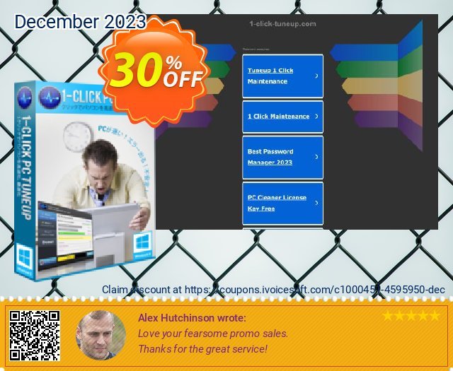 1-Click PC Tuneup (3pcs) khusus kode voucher Screenshot