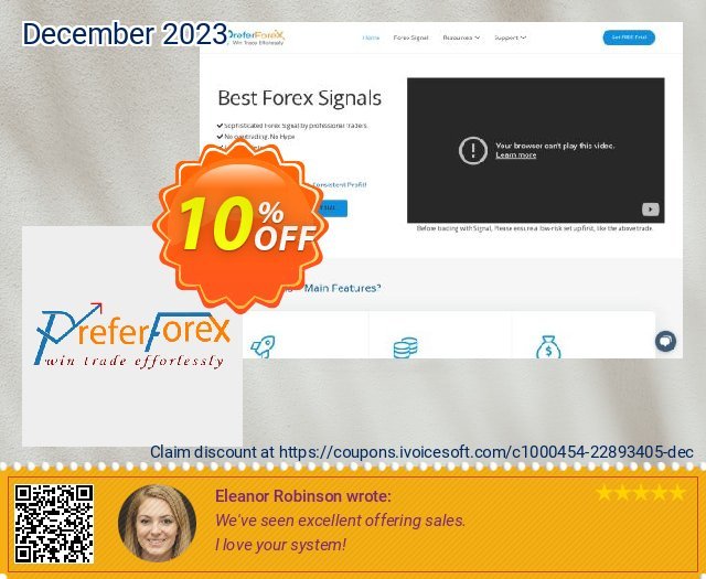 PreferForex Premium 3 Months 令人恐惧的 产品销售 软件截图