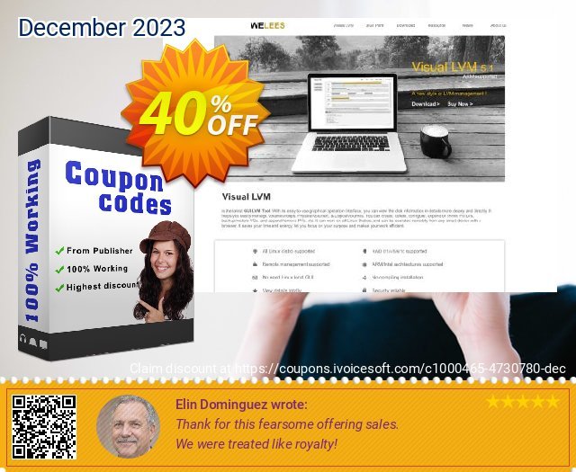 Visual LVM 1 Year License discount 40% OFF, 2022 American Independence Day offering sales. Visual LVM 1 Year License dreaded promo code 2022