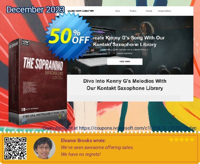 The Sopranino khas voucher promo Screenshot