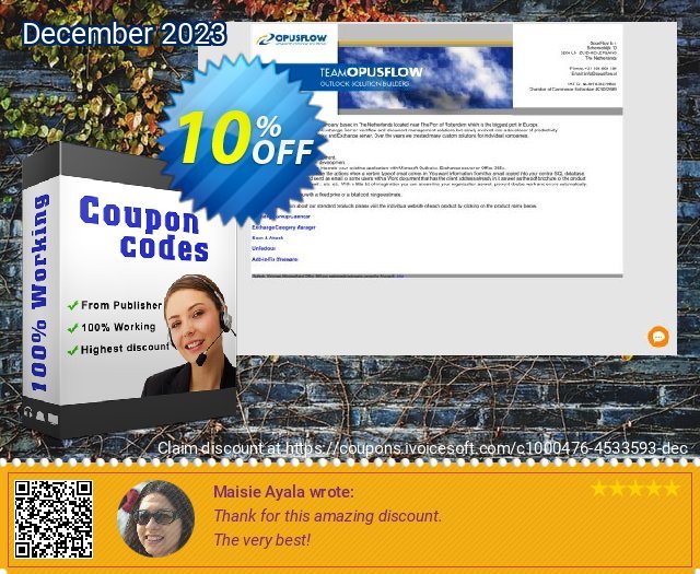 OpusFlow Exchange Group Calendar (1 year) tidak masuk akal voucher promo Screenshot
