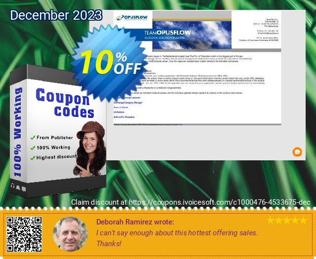 OpusFlow Exchange Group Calendar (2 years) großartig Außendienst-Promotions Bildschirmfoto