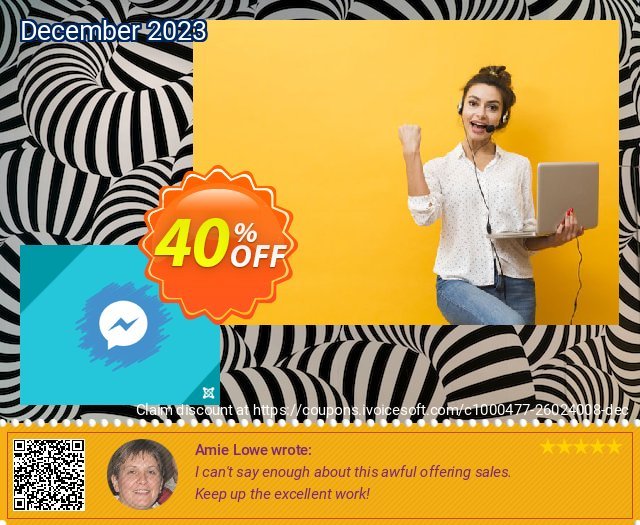 ExtensionCoder Joomla Facebook Chat Extension discount 40% OFF, 2024 April Fools' Day offering deals. 40% discount
